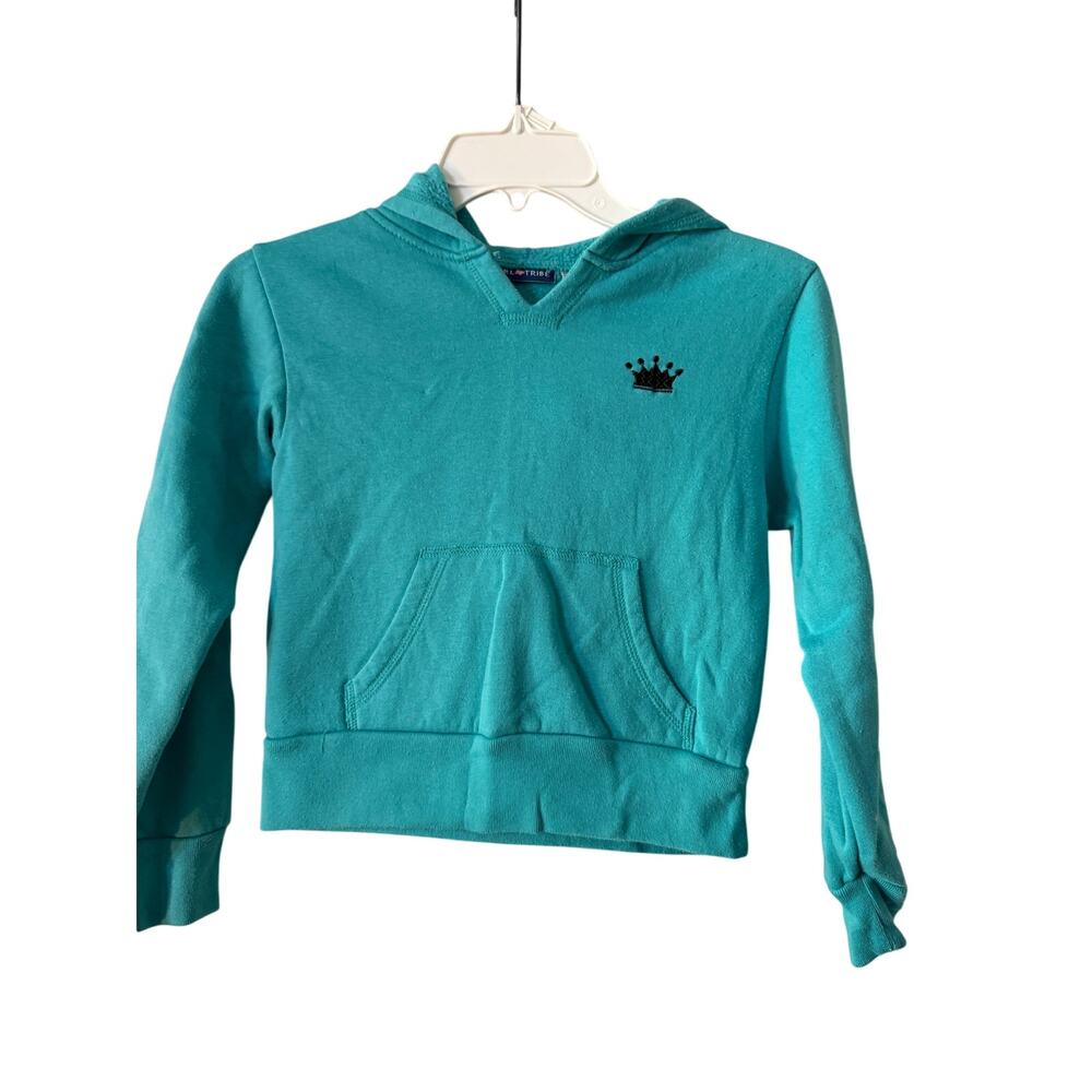 Y2K Girl Tribe‎ Girl's Teal Sweatshirt Size 10/12